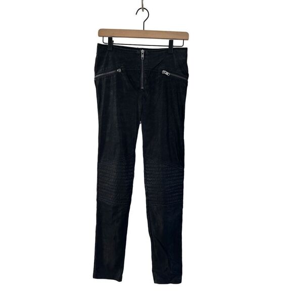 H&M Pants - H&M Divided Faux Leather Snake Skin Rock Metal Punk Grunge Black Zip Pants | 10